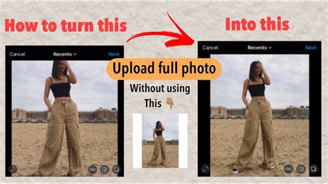 how to post full body pictures on instagram